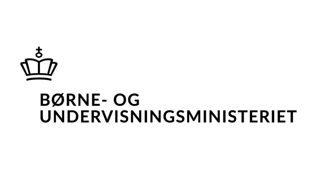 børne og undervisningsministeriet logo sort